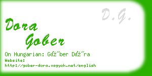 dora gober business card